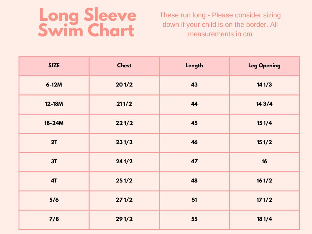 Blush Meadow Long Sleeve Swimsuit