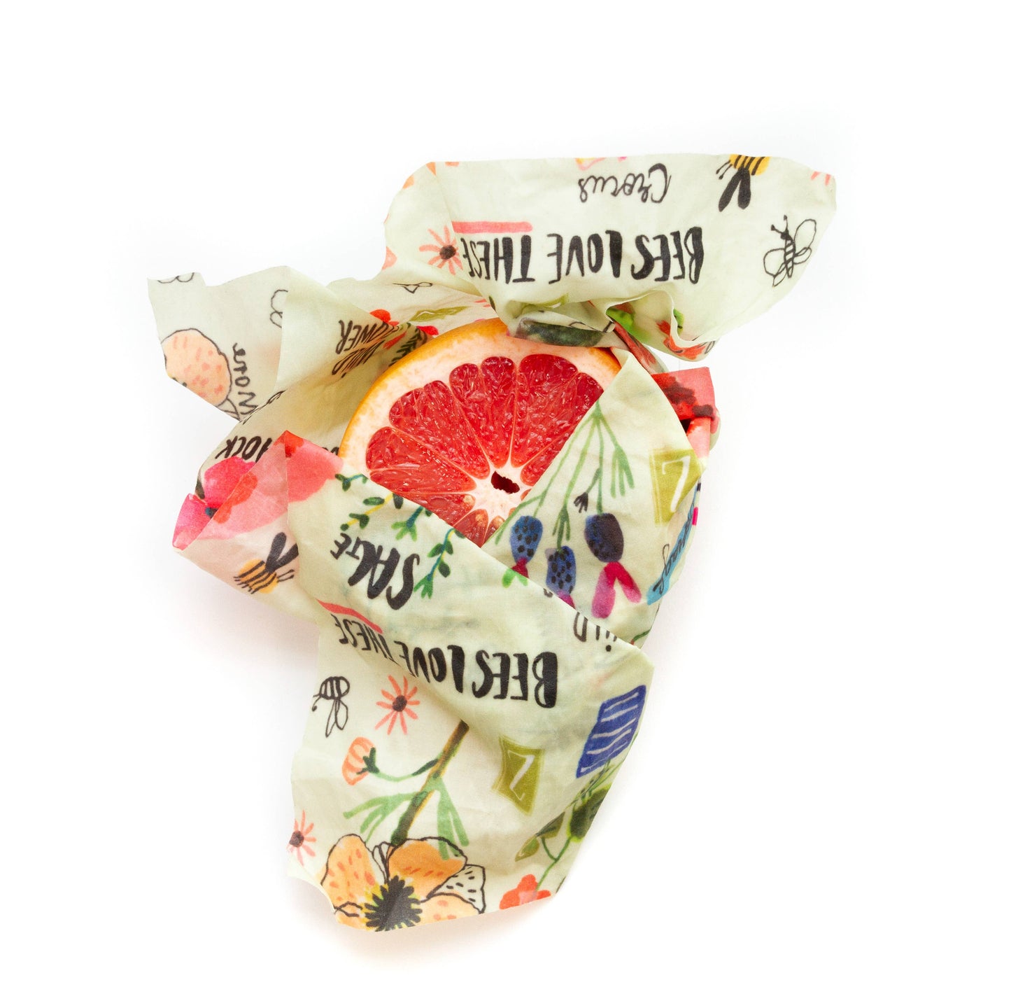 Z Wraps 3-pack Reusable Beeswax Food Wrap in Bees Love These