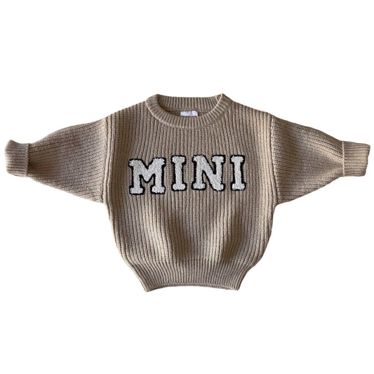 Mini Knit Sweater, Cocoa