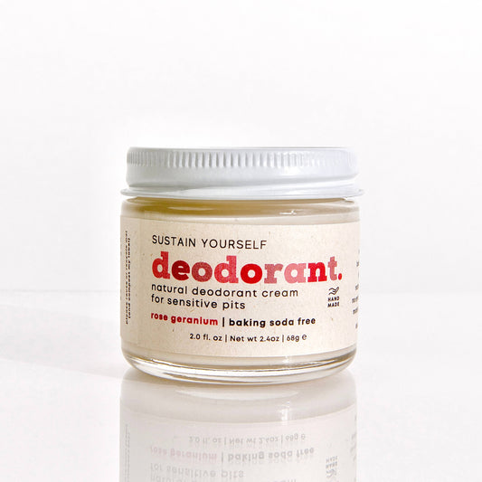 Rose Geranium Deodorant Cream