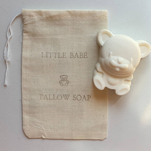 Teddy Bear Tallow Soap | Animal Soap Bars |