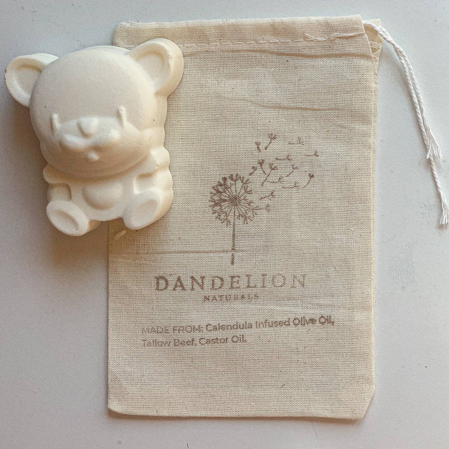 Teddy Bear Tallow Soap | Animal Soap Bars |