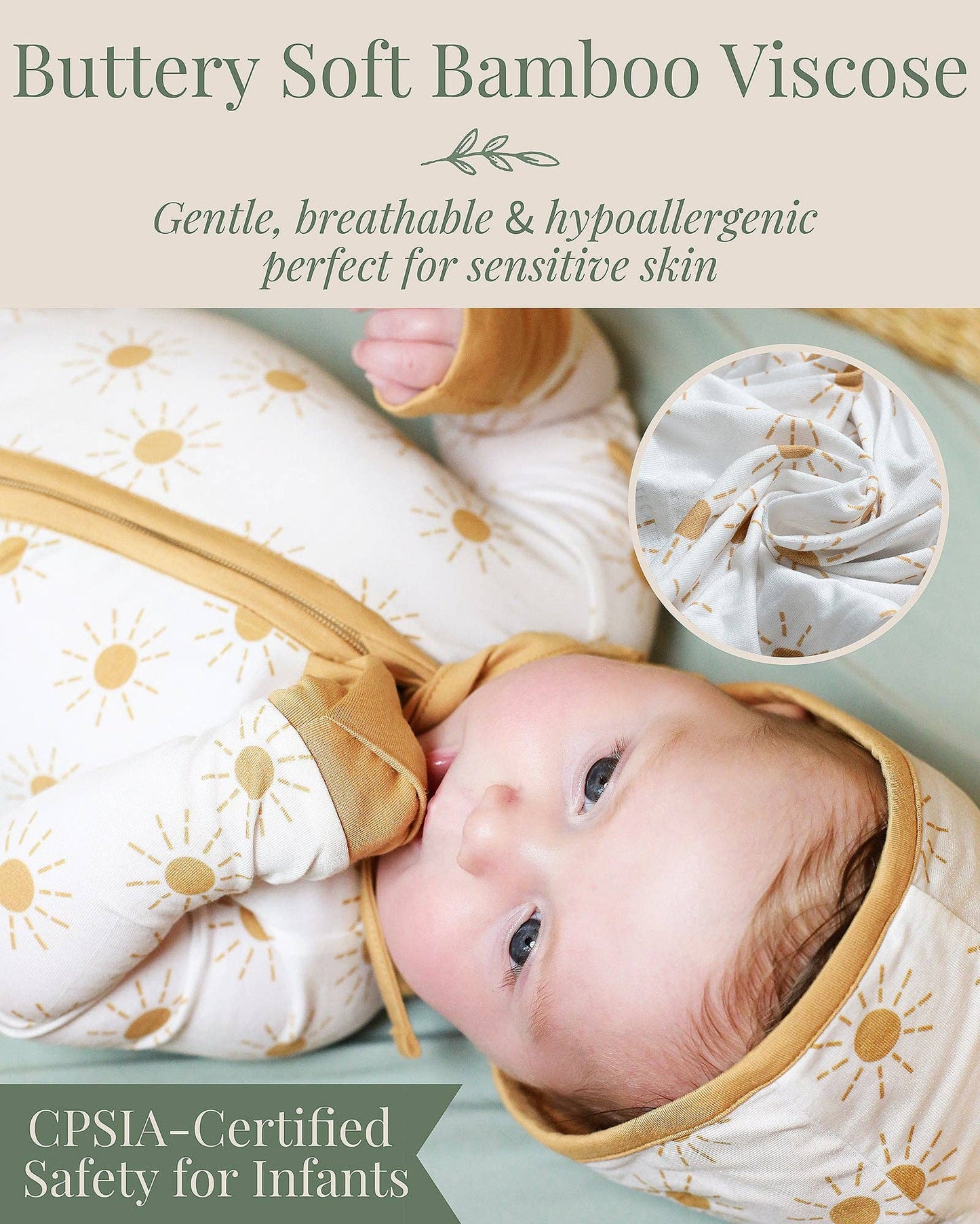 Miaoberry Sunshine Baby Bamboo Convertible Sleeper