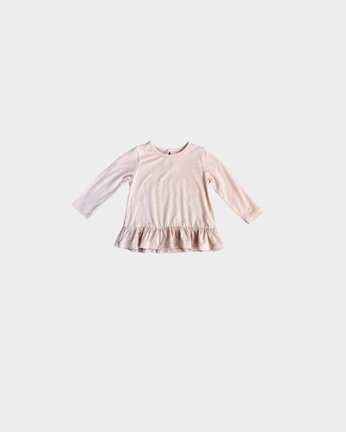 Girl's Long Sleeve Peplum Top