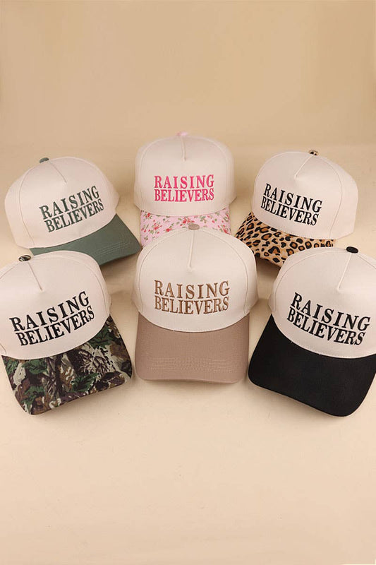 Raising Believers Two Tone Cotton Hat