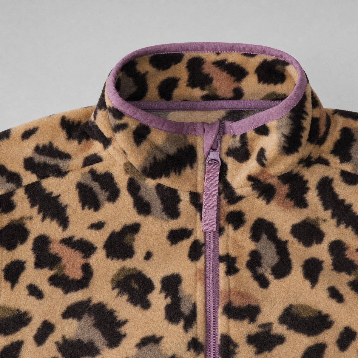 Unisex Trail Microfleece Printed Jacket - Youth Sizing. Checkers and cheetah