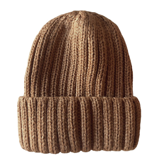 Chunky Knit Hat, Tawny