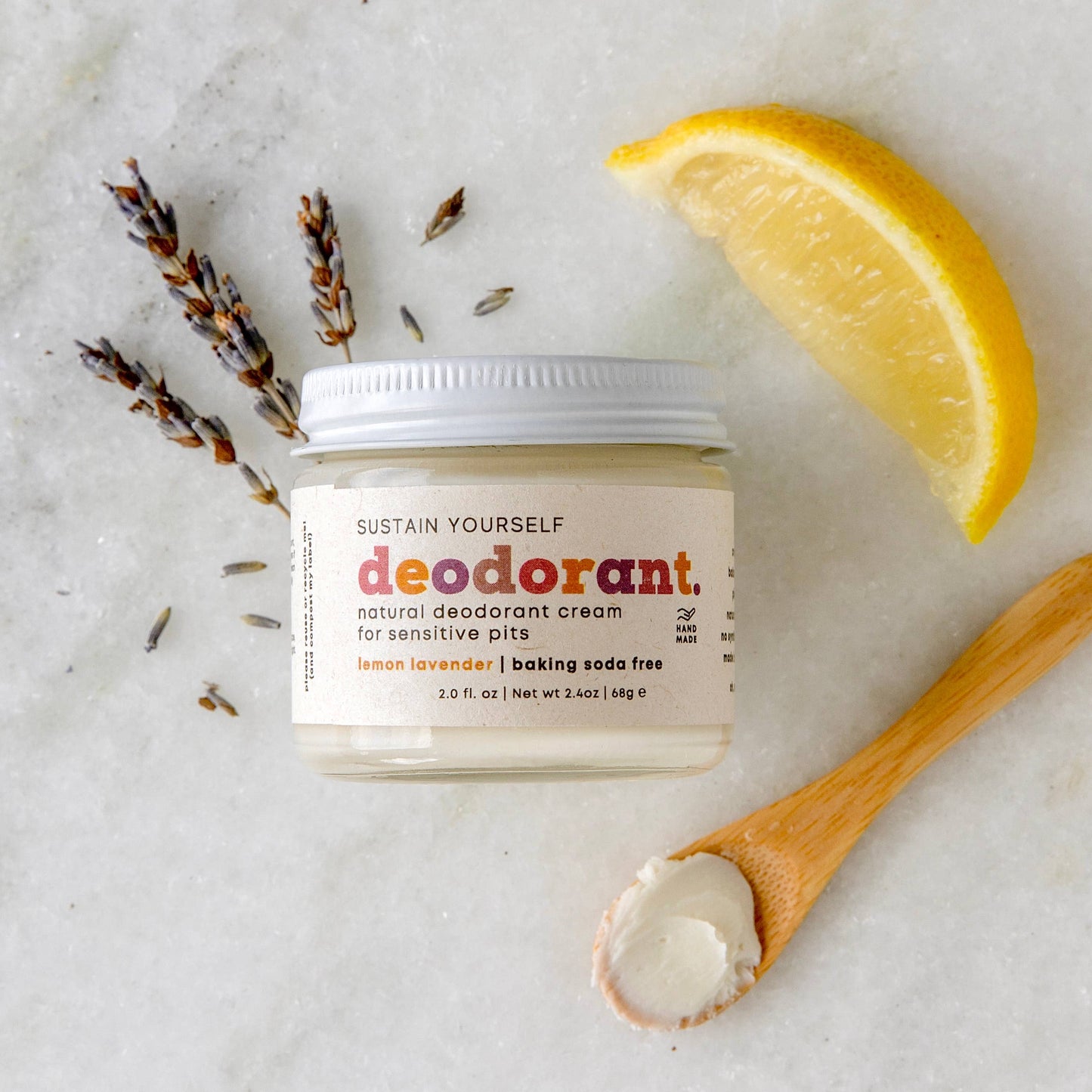 Lemon Lavender Deodorant Cream