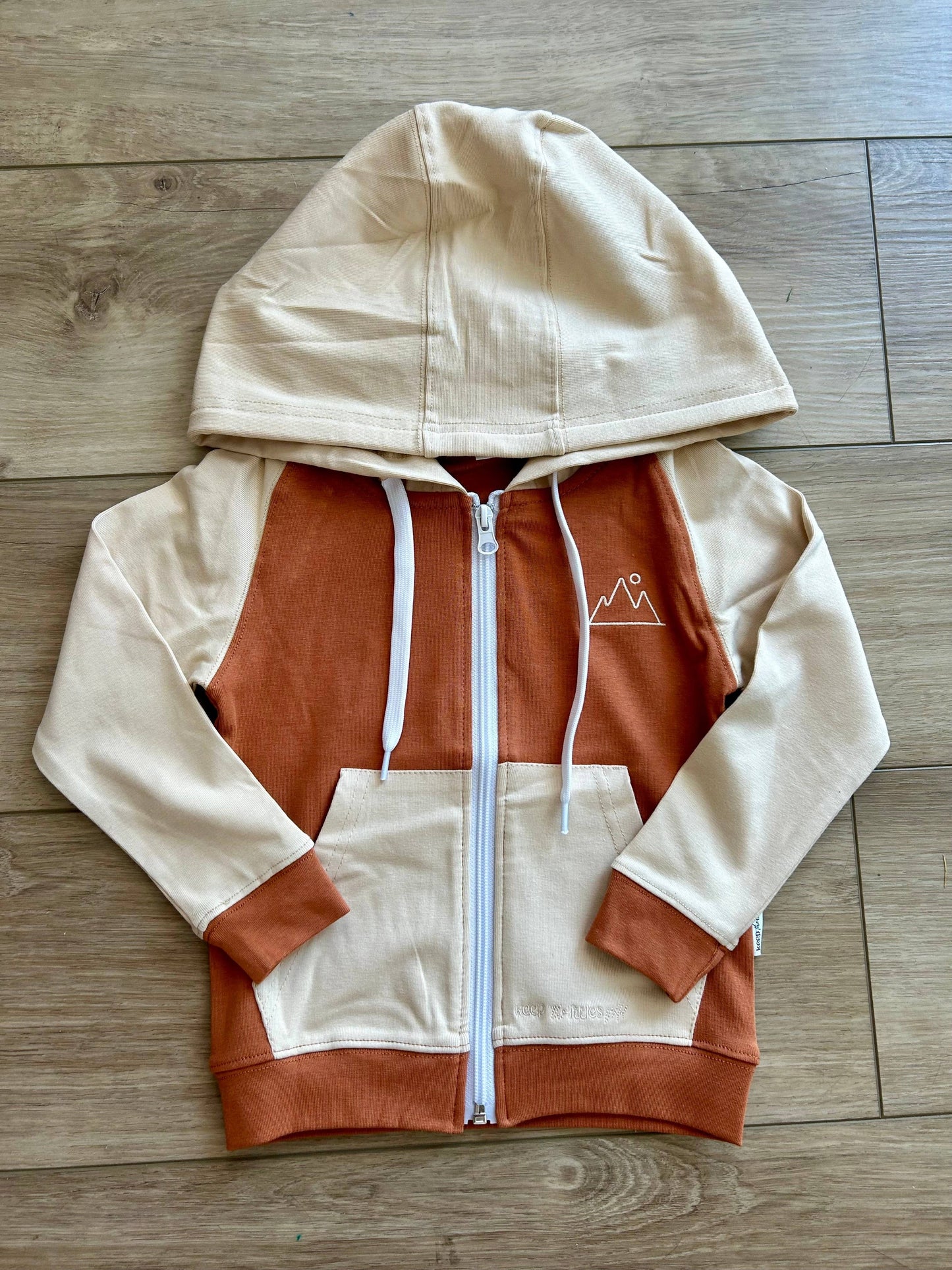 Bamboo mountain hooded zip