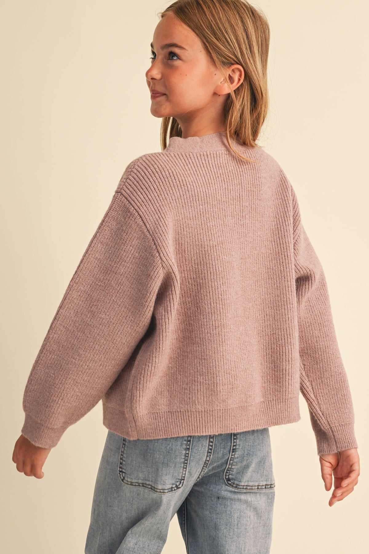 TWEEN KIDS GIRLS RAGLAN SWEATER (7-14)