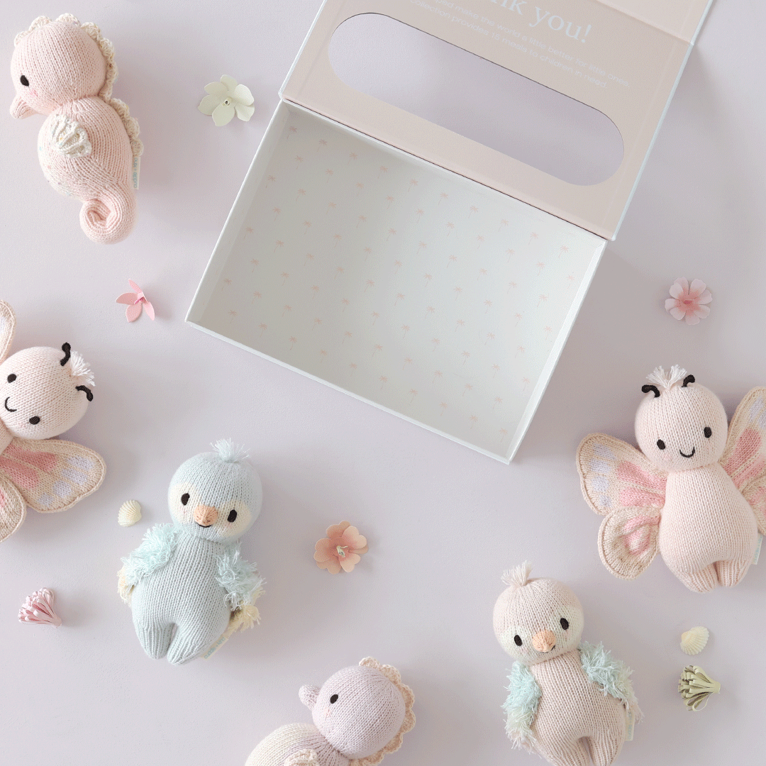 Baby butterfly (petal pink), gives 5 meals