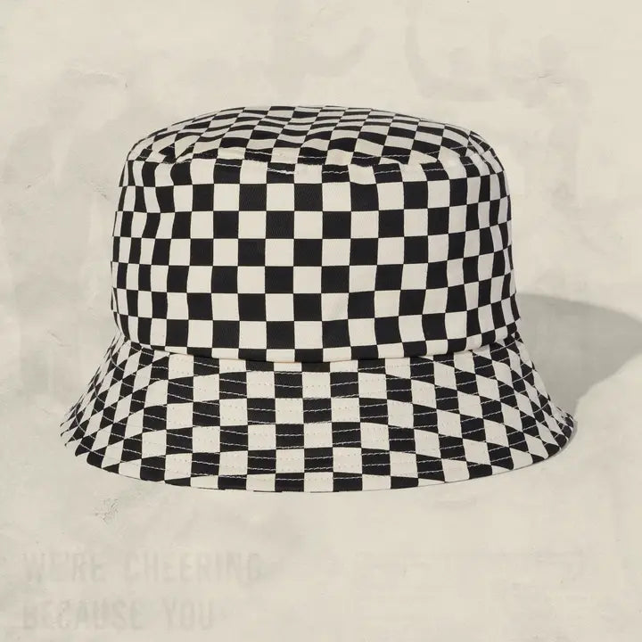 Kids Checkerboard Bucket Hat (+4 Colors)