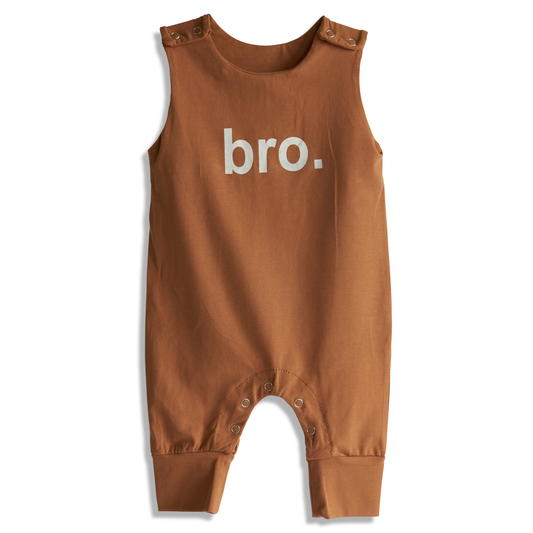 Baby / Toddler Romper - Bro (Rust)