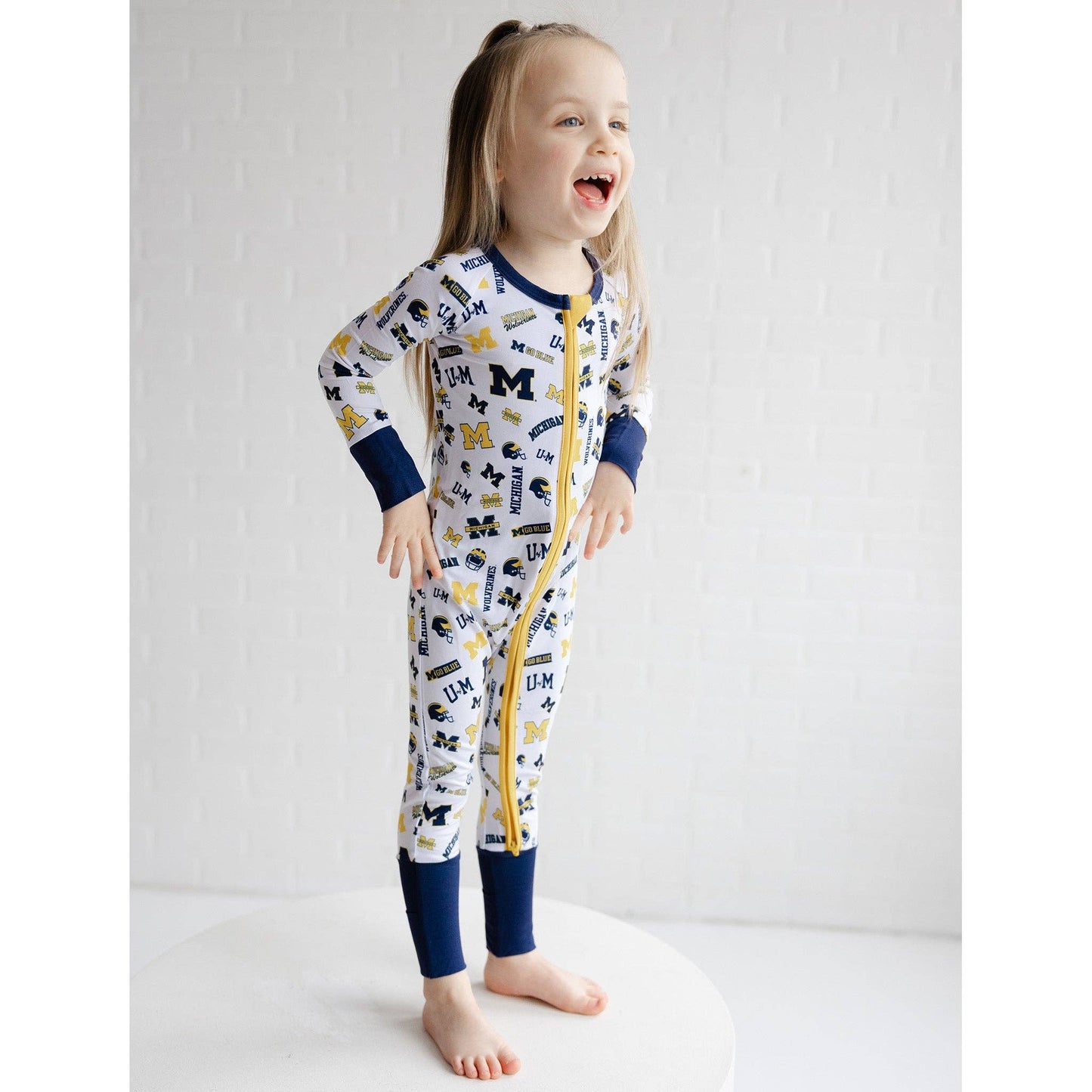 Michigan Wolverines Zippy One-Piece