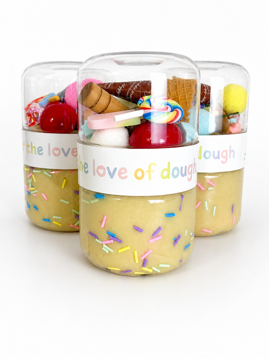 Ice Cream Sensory Dough Double Jar