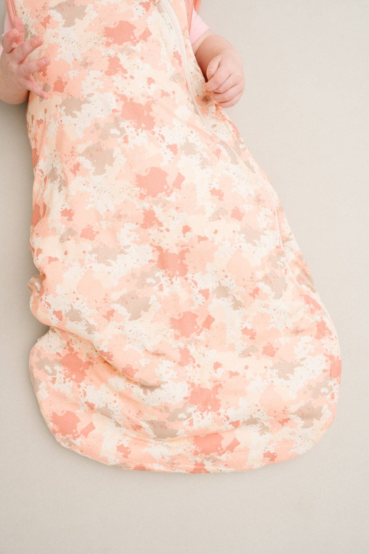 Pink Marbled Bamboo Sleep Bag