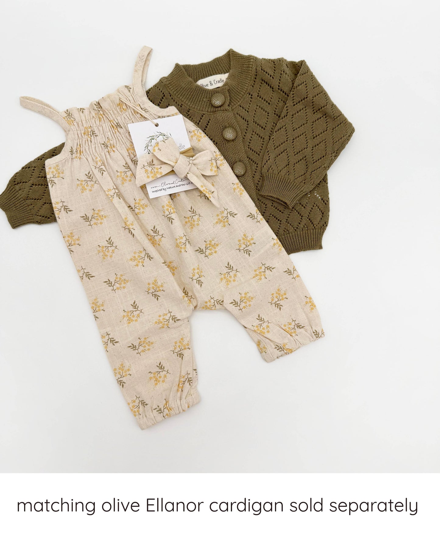 Elsie Mustard Bloom Jumper