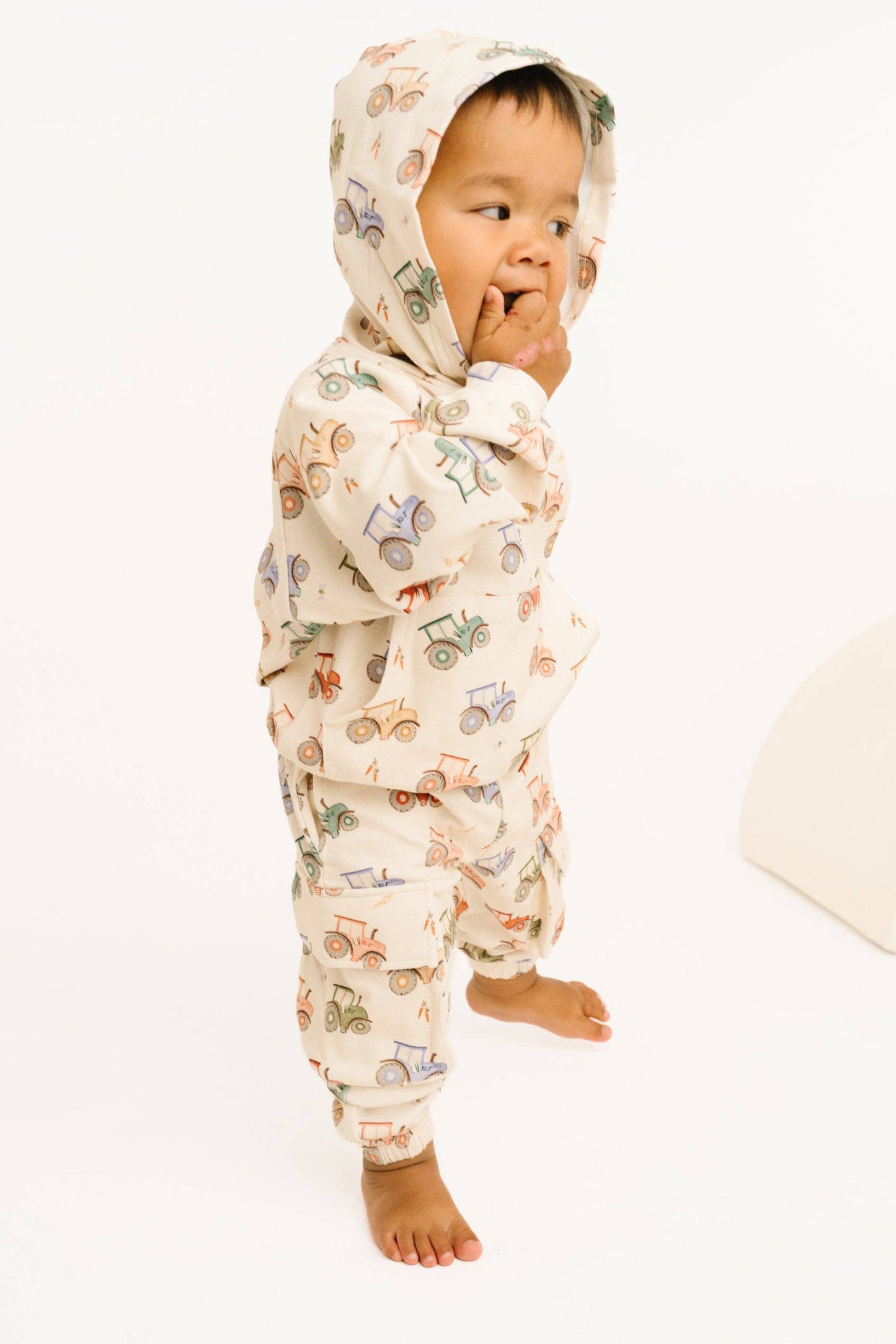 Tractor Ride Cargo Hoodie Set