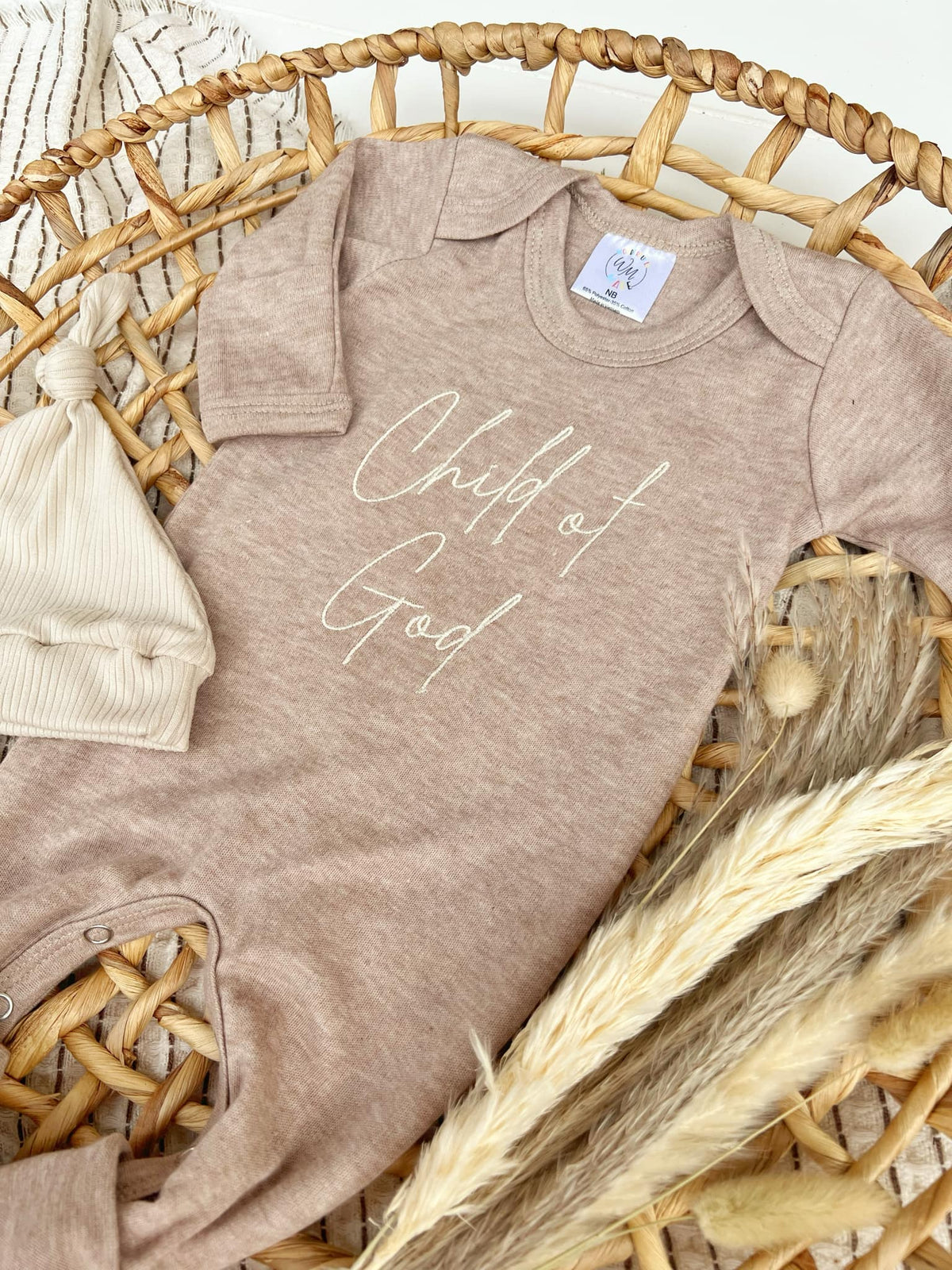 Baby Romper | Child of God Mocha Brown Outfit