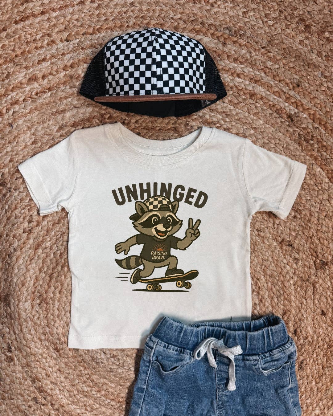 Unhinged Raccoon- Baby/Toddler Tee
