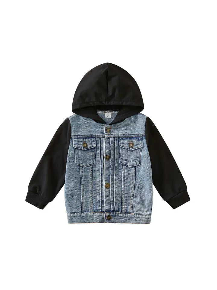 Kids Denim Jacket - Black