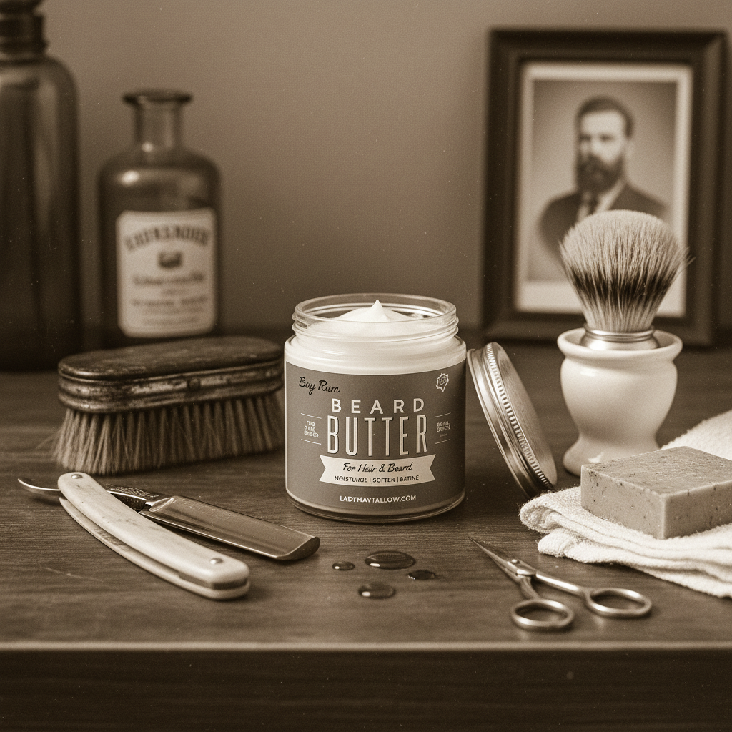 Tallow Man Bay Rum Beard + Body Butter | Men's Grooming |