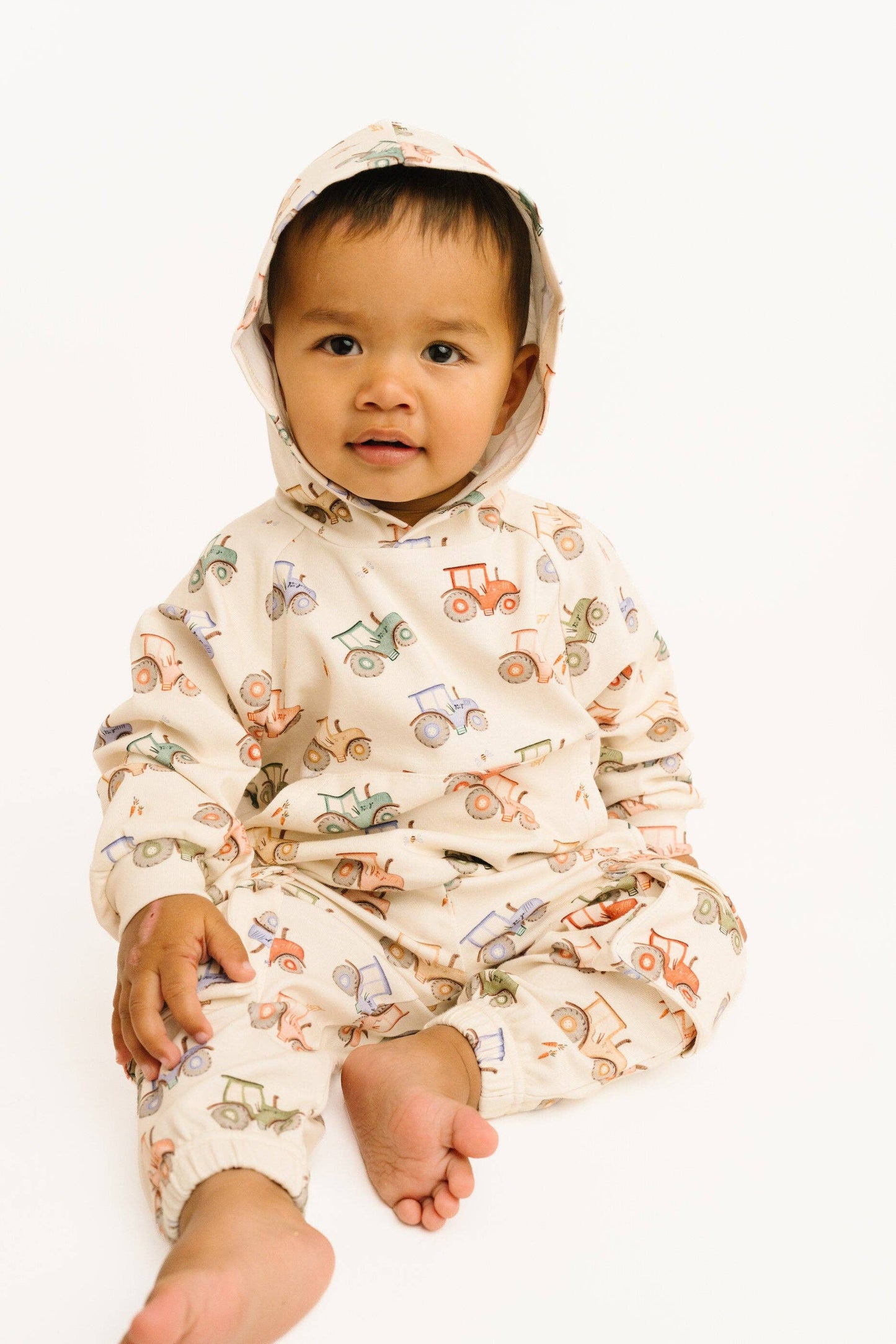 Tractor Ride Cargo Hoodie Set