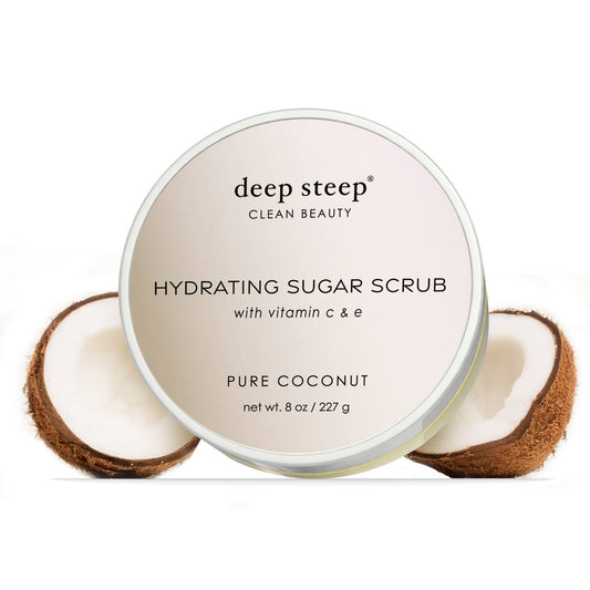 Pure Coconut Exfoliating and Smoothing Sugar Scrub 8oz