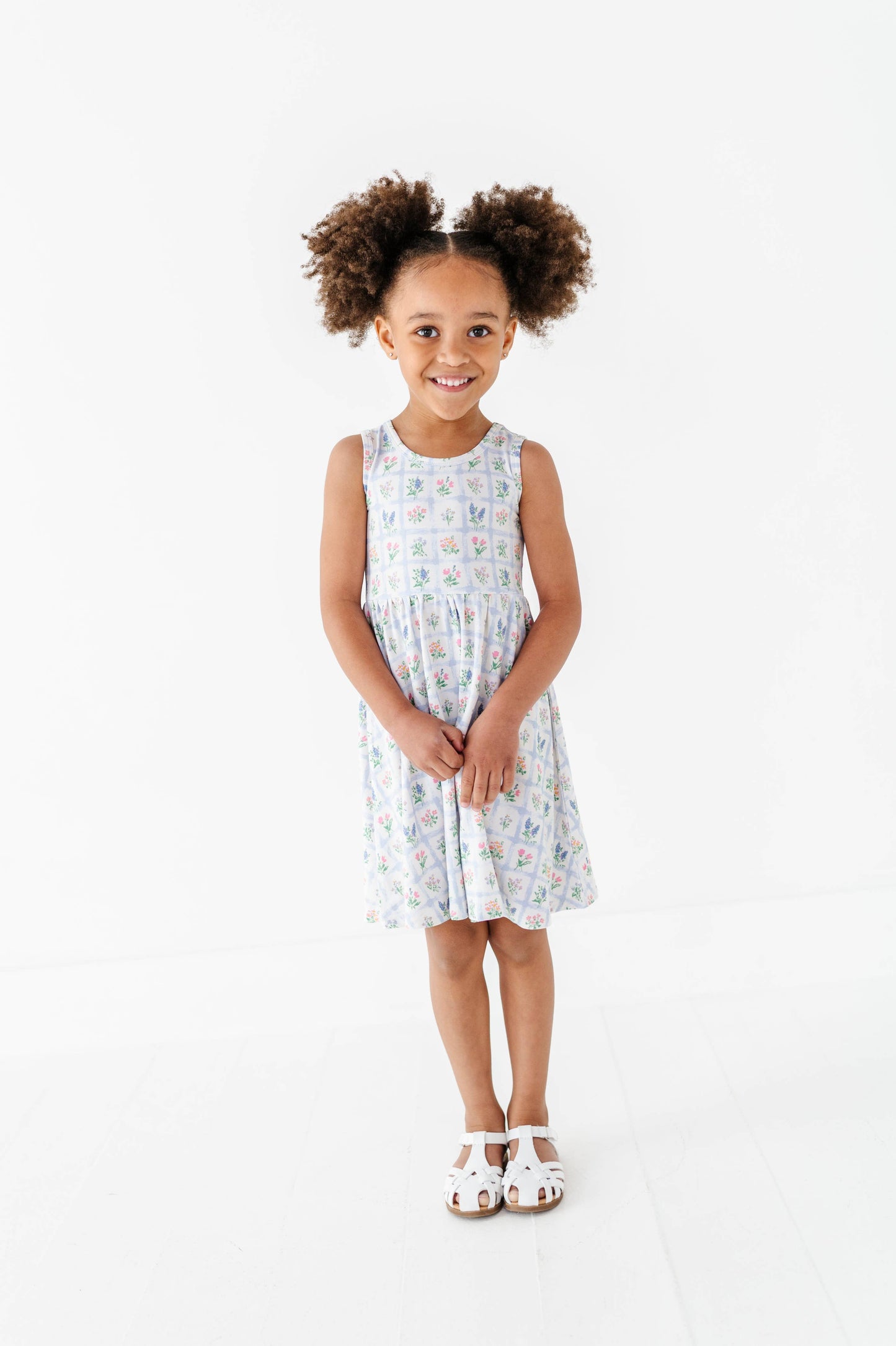 BLUE BOUQUETS | BAMBOO DRESS