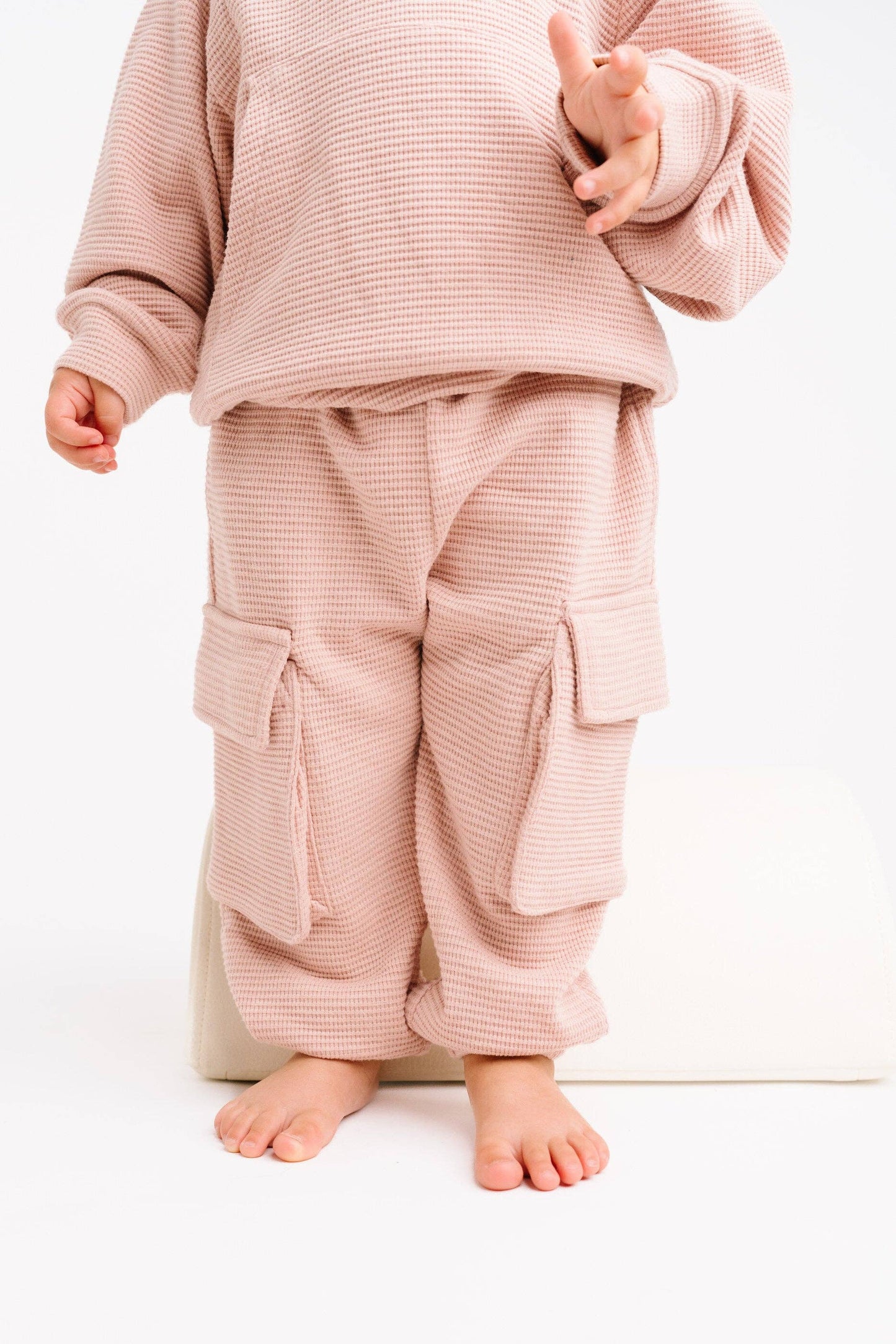 Rosewood Blush Waffle Cargo Set