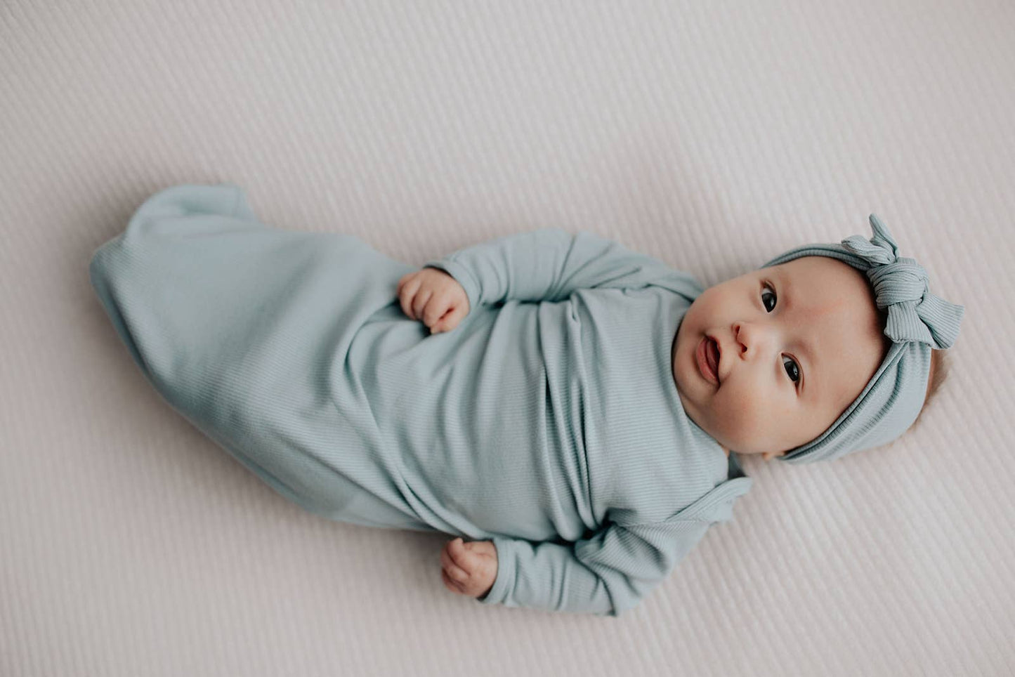 Blue Bird Knotted Gown