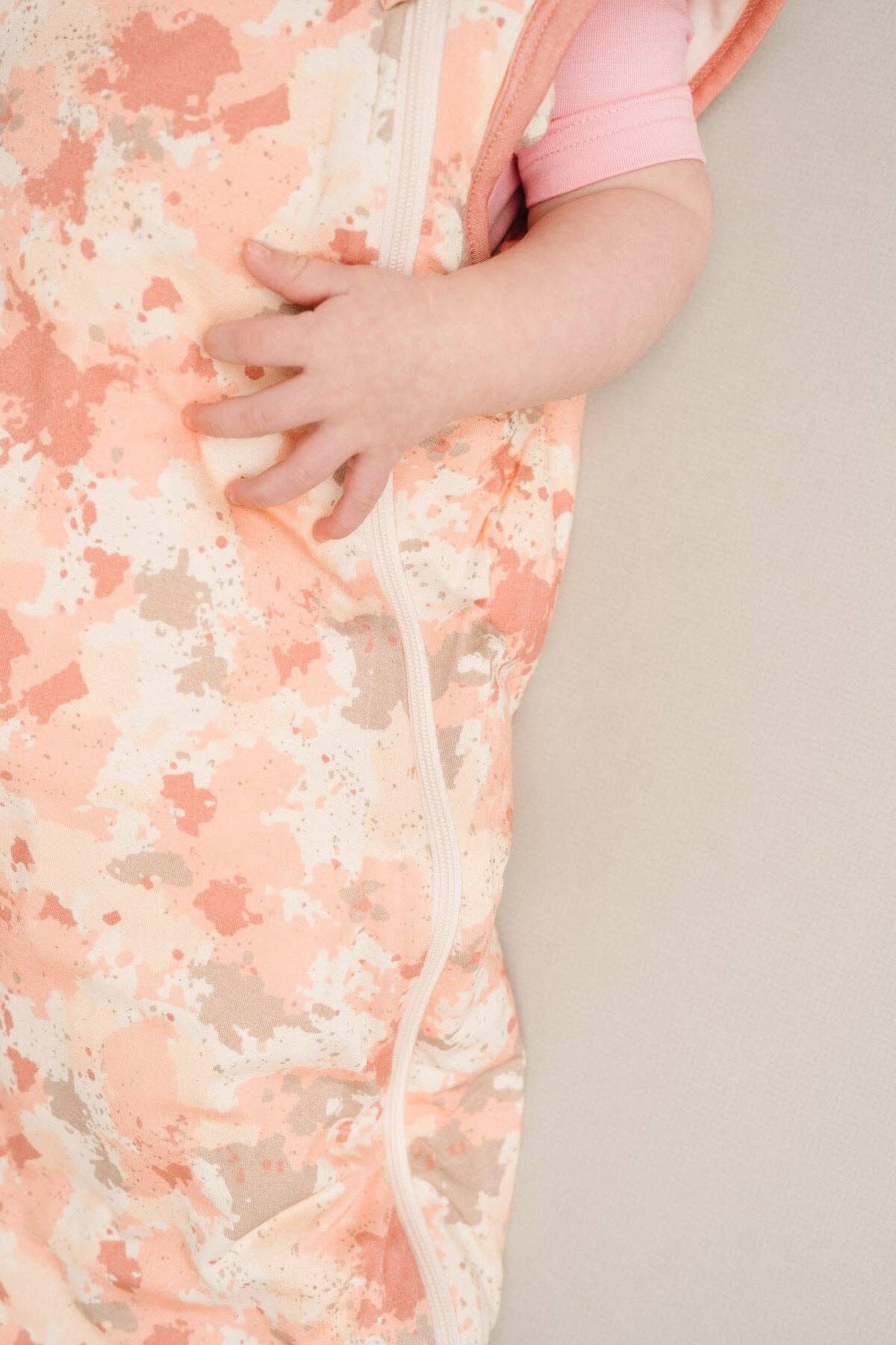 Pink Marbled Bamboo Sleep Bag