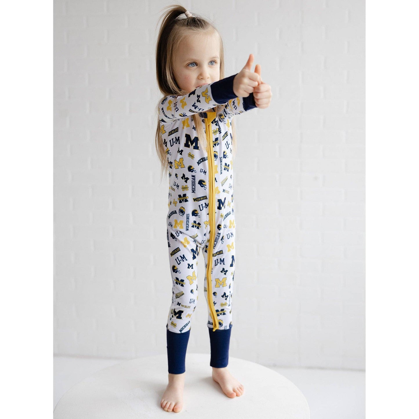 Michigan Wolverines Zippy One-Piece