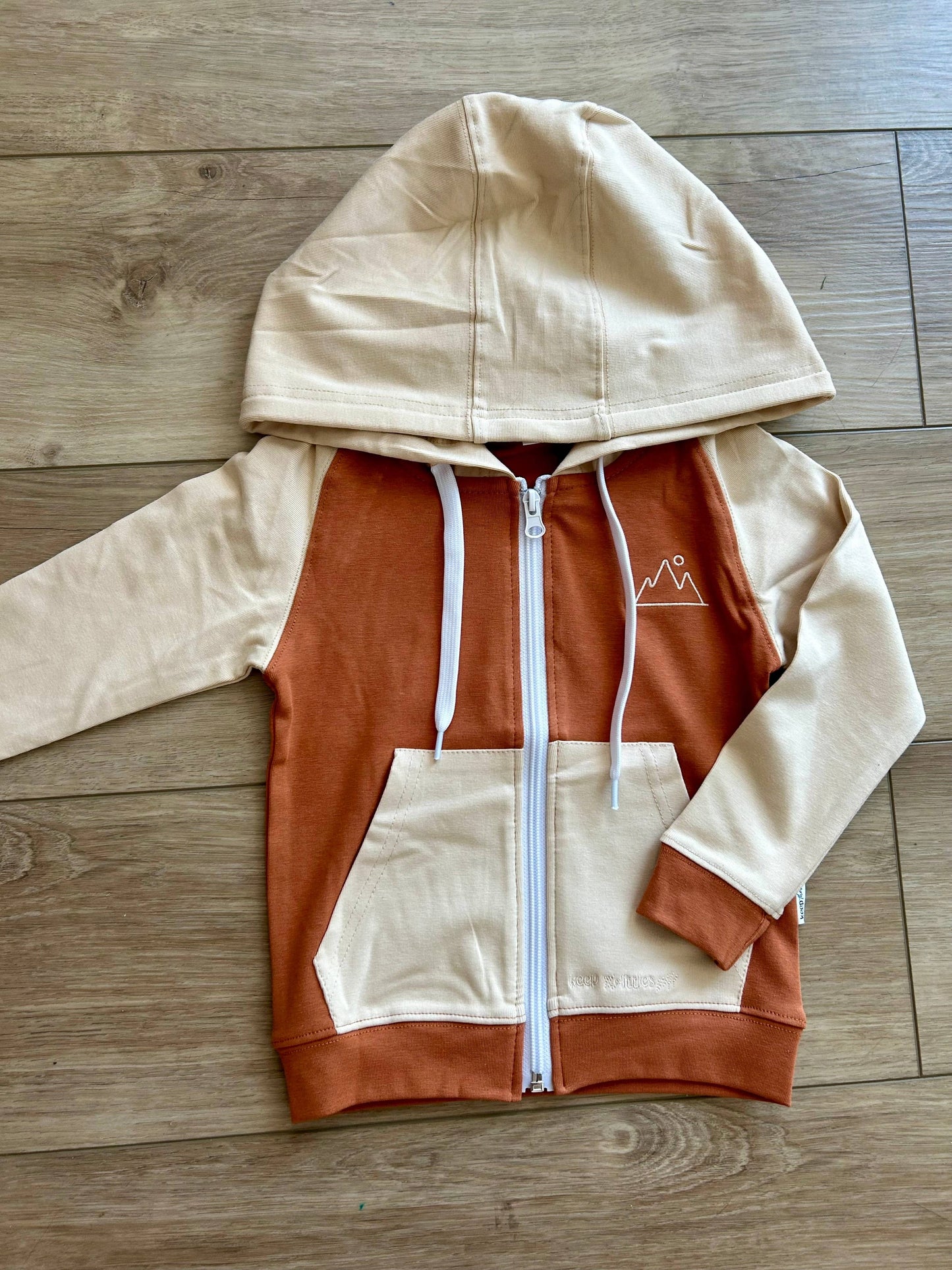 Bamboo mountain hooded zip