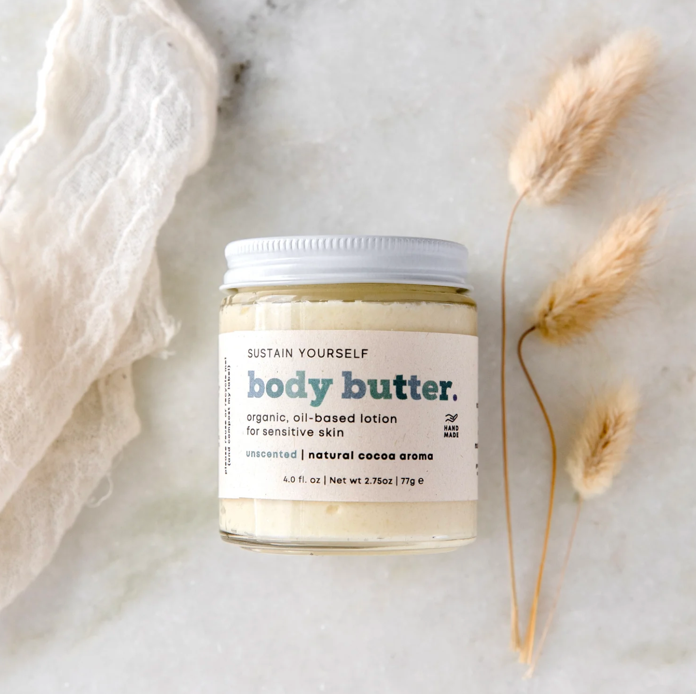 Organic Unscented Body Butter
