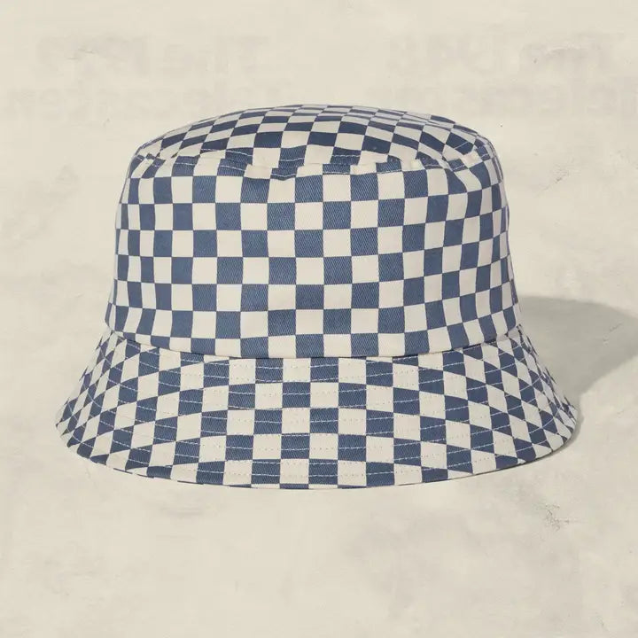 Kids Checkerboard Bucket Hat (+4 Colors)