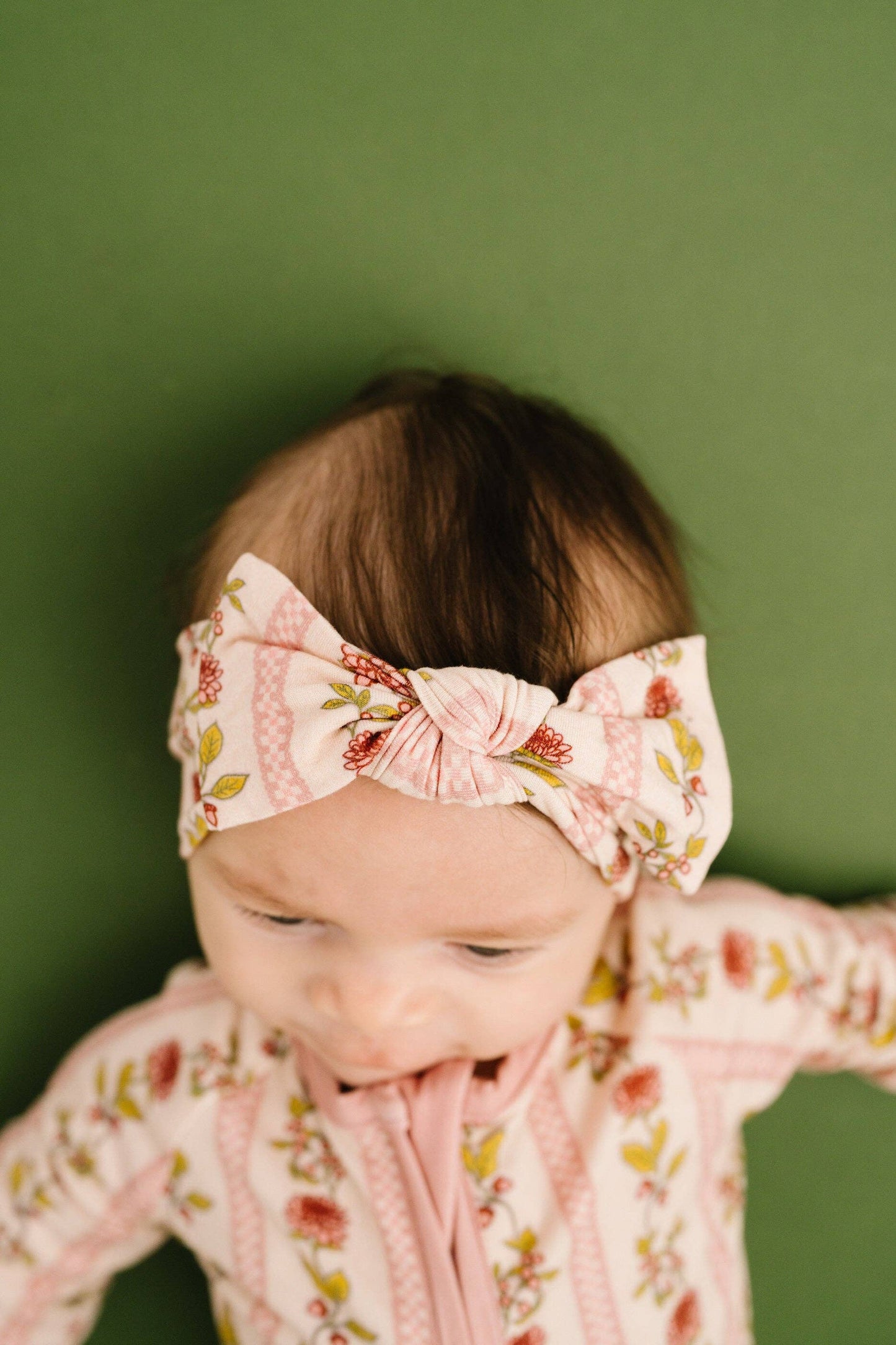 Vintage Floral Stripe Bamboo Sleeper