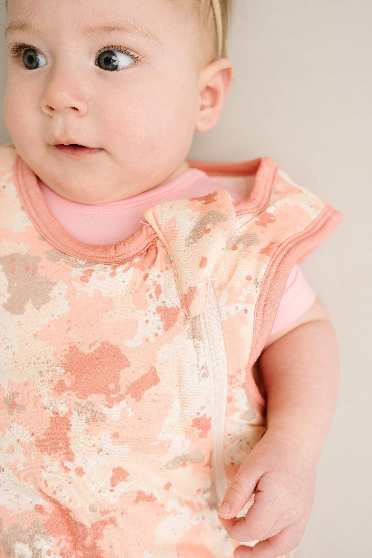 Pink Marbled Bamboo Sleep Bag