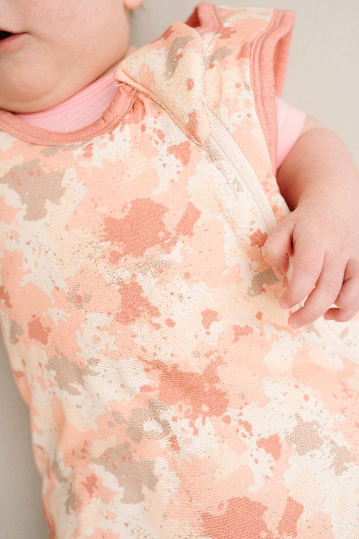 Pink Marbled Bamboo Sleep Bag