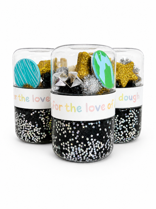 Outer Space Sensory Dough Double Jar