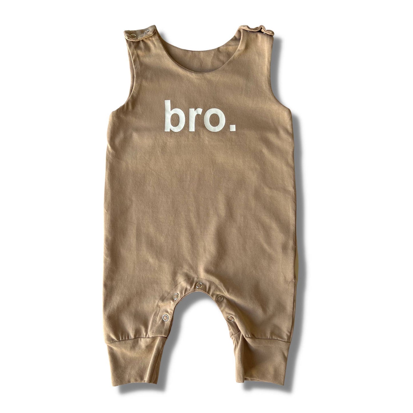 Baby / Toddler Romper - Bro (Tan)