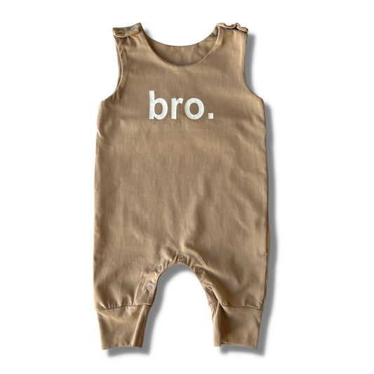 Baby / Toddler Romper - Bro (Tan)