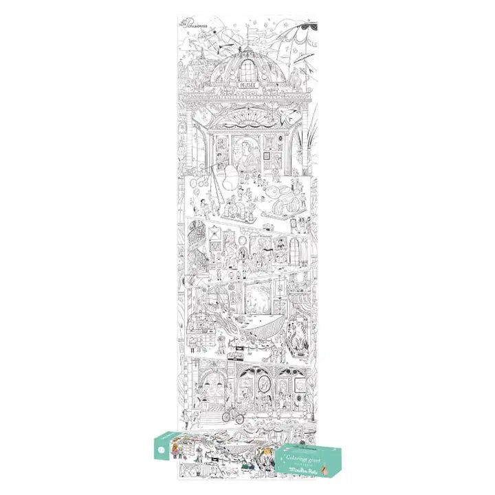 Giant Coloring Poster the Parisiennes