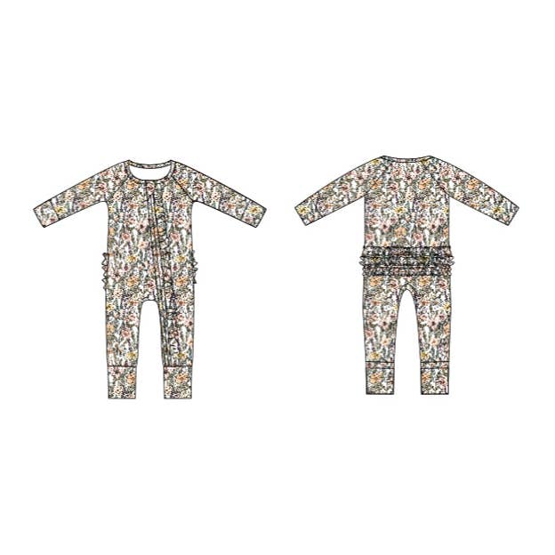 Wildflowers Bamboo Zippy