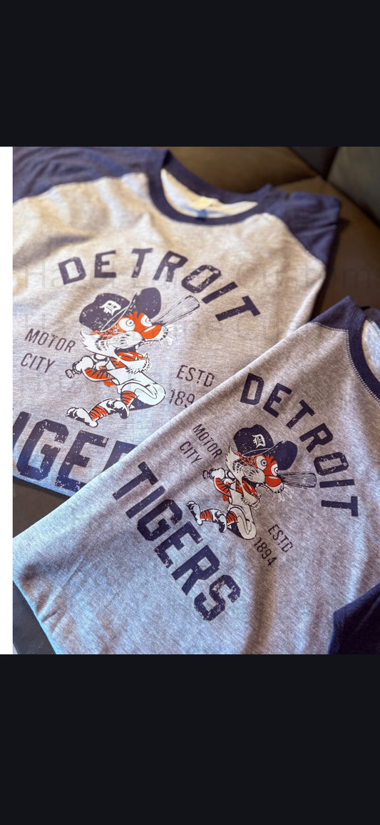 Detroit Tigers Raglan