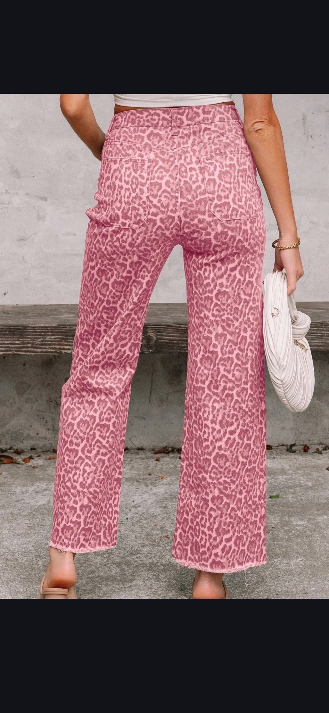 Pink Cheeta Denim