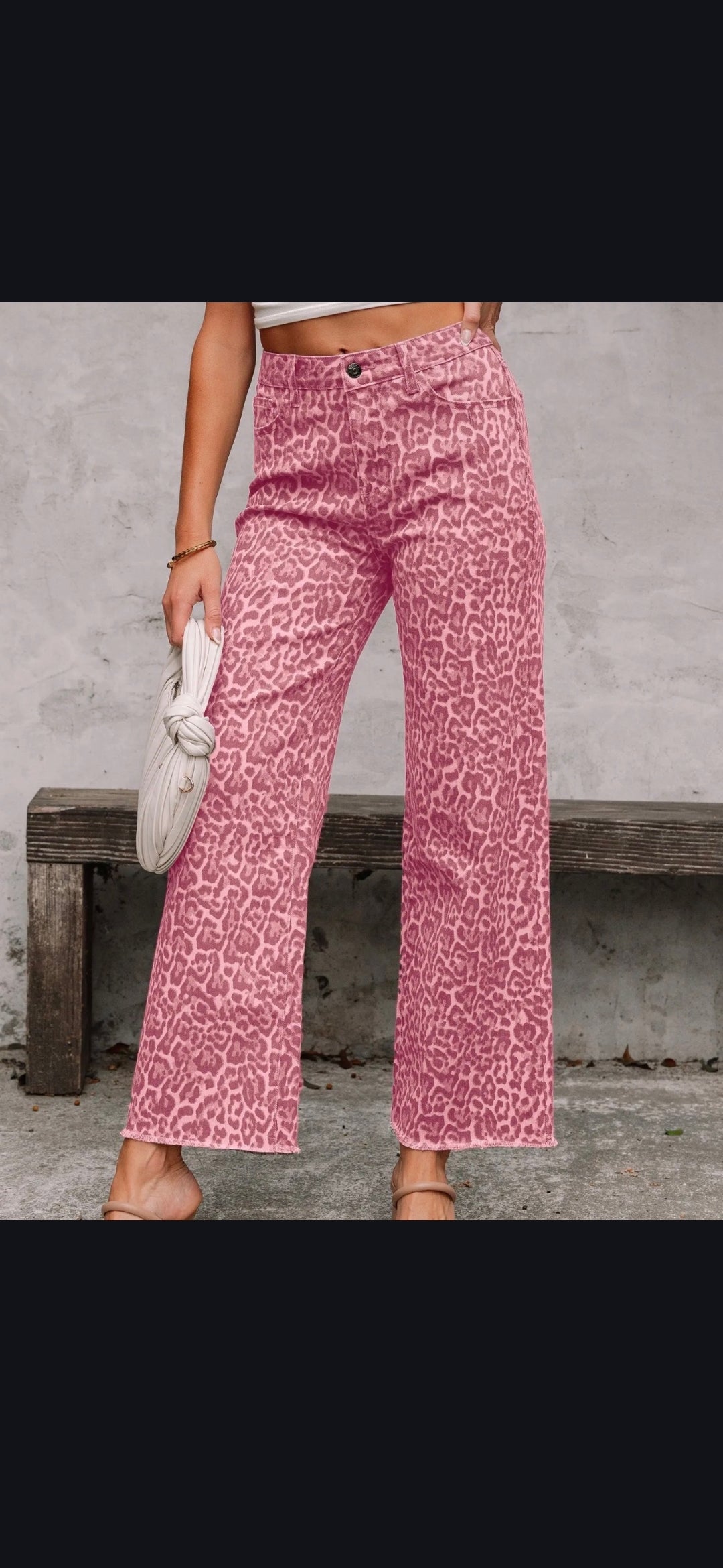 Pink Cheeta Denim