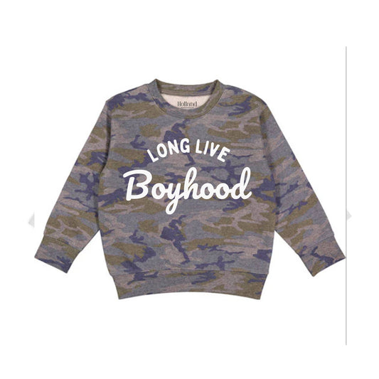 Boyhood | Camo Sweatshirt